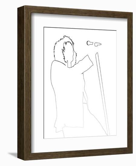 Rod Stewart-Logan Huxley-Framed Art Print