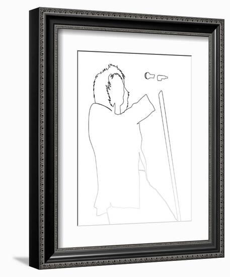 Rod Stewart-Logan Huxley-Framed Art Print