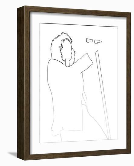 Rod Stewart-Logan Huxley-Framed Premium Giclee Print