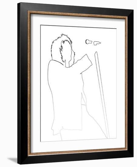 Rod Stewart-Logan Huxley-Framed Premium Giclee Print