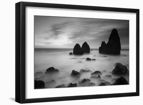 Rodeo Beach II, Black and White-Moises Levy-Framed Photographic Print