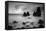 Rodeo Beach II, Black and White-Moises Levy-Framed Premier Image Canvas