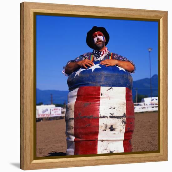 Rodeo Clown-Paul Souders-Framed Premier Image Canvas