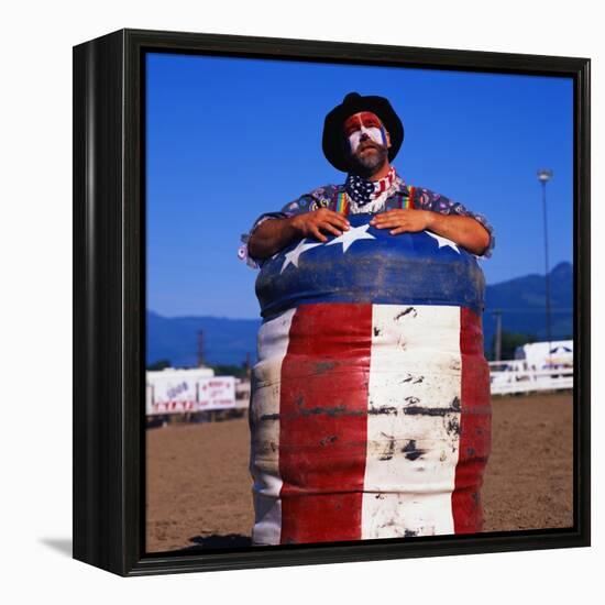 Rodeo Clown-Paul Souders-Framed Premier Image Canvas