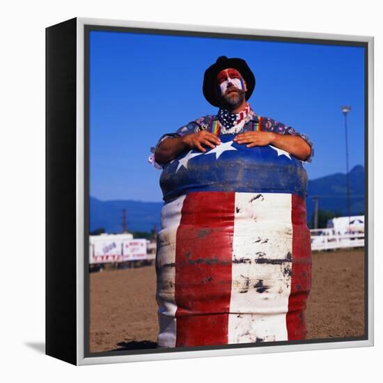 Rodeo Clown-Paul Souders-Framed Premier Image Canvas