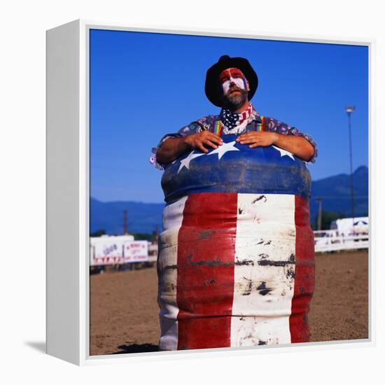 Rodeo Clown-Paul Souders-Framed Premier Image Canvas