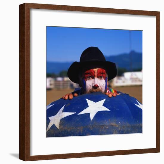 Rodeo Clown-Paul Souders-Framed Photographic Print