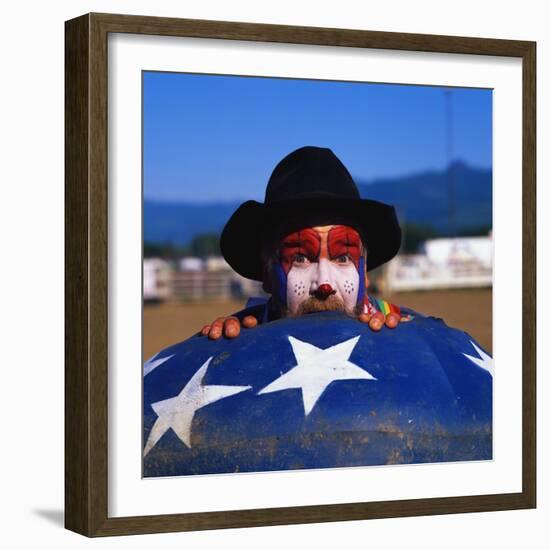 Rodeo Clown-Paul Souders-Framed Photographic Print