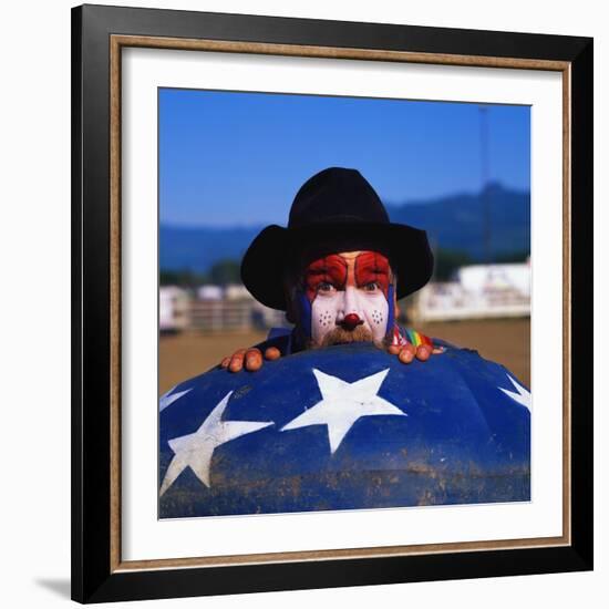 Rodeo Clown-Paul Souders-Framed Photographic Print