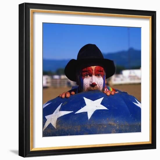 Rodeo Clown-Paul Souders-Framed Photographic Print