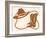 Rodeo, Cowboy Boots, Hat and Rope-Crockett Collection-Framed Giclee Print