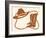 Rodeo, Cowboy Boots, Hat and Rope-Crockett Collection-Framed Giclee Print