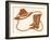 Rodeo, Cowboy Boots, Hat and Rope-Crockett Collection-Framed Giclee Print