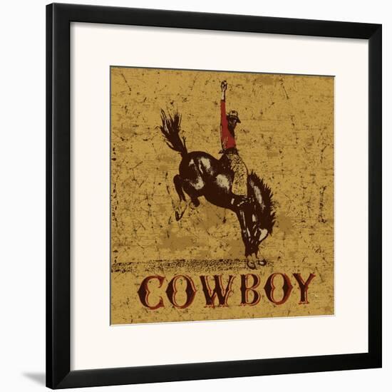 Rodeo Cowboy-Peter Horjus-Framed Art Print