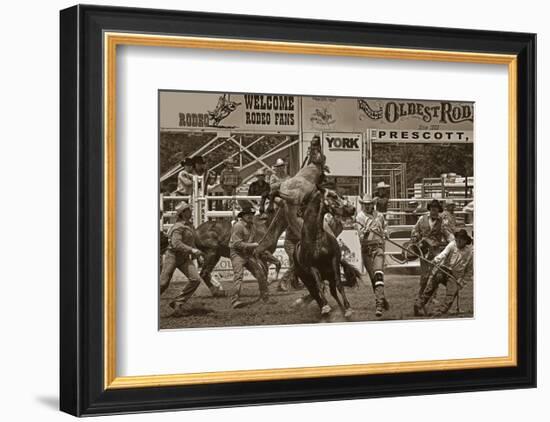 Rodeo Daze-Barry Hart-Framed Art Print