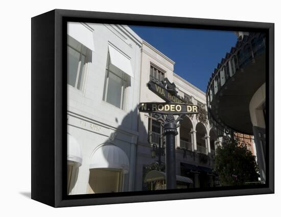 Rodeo Drive, Beverly Hills, California, USA-Ethel Davies-Framed Premier Image Canvas