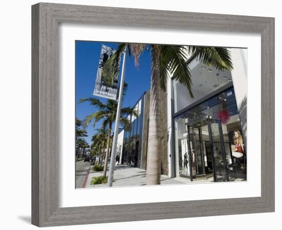 Rodeo Drive, Beverly Hills, California, USA-Ethel Davies-Framed Photographic Print