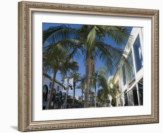 Rodeo Drive, Beverly Hills, California, USA-Ethel Davies-Framed Photographic Print