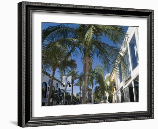 Rodeo Drive, Beverly Hills, California, USA-Ethel Davies-Framed Photographic Print