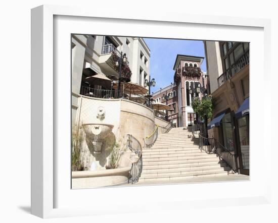 Rodeo Drive, Beverly Hills, Los Angeles, California, United States of America, North America-Wendy Connett-Framed Photographic Print