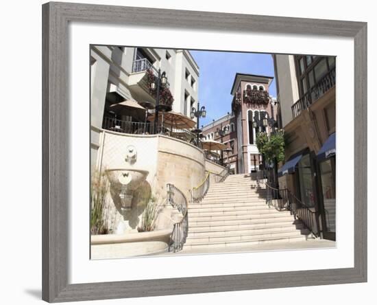 Rodeo Drive, Beverly Hills, Los Angeles, California, United States of America, North America-Wendy Connett-Framed Photographic Print