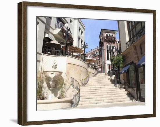 Rodeo Drive, Beverly Hills, Los Angeles, California, United States of America, North America-Wendy Connett-Framed Photographic Print