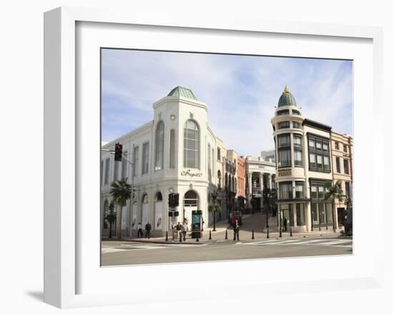 Rodeo Drive, Beverly Hills, Los Angeles, California, United States of America, North America-Wendy Connett-Framed Photographic Print