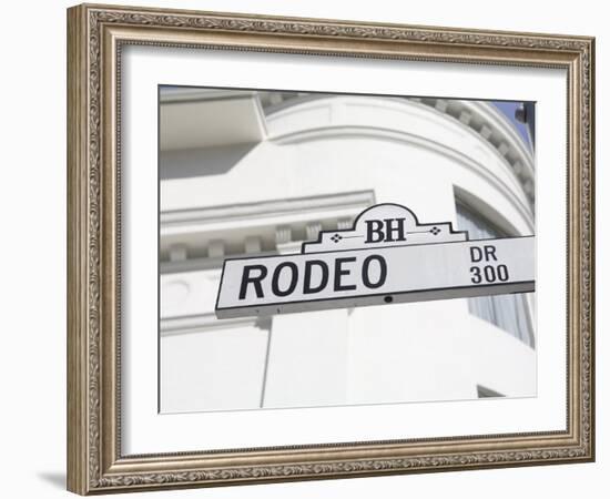 Rodeo Drive, Beverly Hills, Los Angeles, California, United States of America, North America-Wendy Connett-Framed Photographic Print