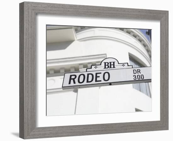 Rodeo Drive, Beverly Hills, Los Angeles, California, United States of America, North America-Wendy Connett-Framed Photographic Print