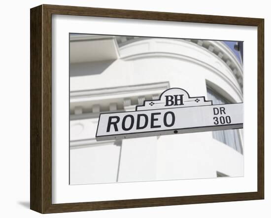 Rodeo Drive, Beverly Hills, Los Angeles, California, United States of America, North America-Wendy Connett-Framed Photographic Print