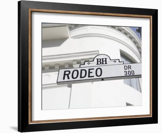 Rodeo Drive, Beverly Hills, Los Angeles, California, United States of America, North America-Wendy Connett-Framed Photographic Print