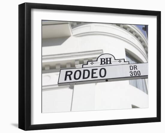 Rodeo Drive, Beverly Hills, Los Angeles, California, United States of America, North America-Wendy Connett-Framed Photographic Print