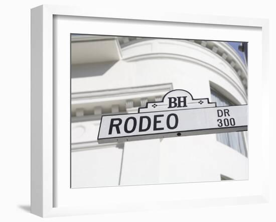 Rodeo Drive, Beverly Hills, Los Angeles, California, United States of America, North America-Wendy Connett-Framed Photographic Print