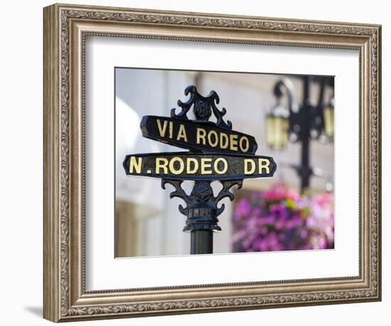 Rodeo Drive, Beverly Hills, Los Angeles, California, United States of America, North America-Gavin Hellier-Framed Photographic Print