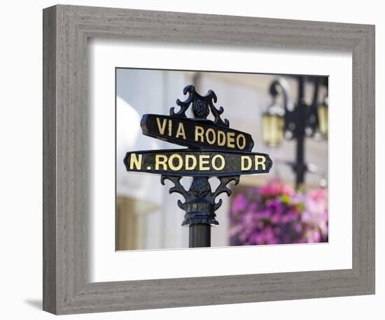 Rodeo Drive, Beverly Hills, Los Angeles, California, United States of America, North America-Gavin Hellier-Framed Photographic Print