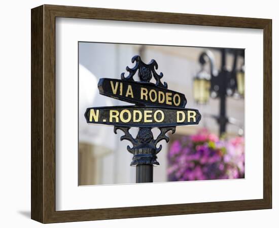 Rodeo Drive, Beverly Hills, Los Angeles, California, United States of America, North America-Gavin Hellier-Framed Photographic Print