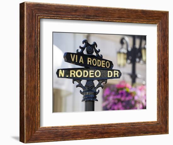 Rodeo Drive, Beverly Hills, Los Angeles, California, United States of America, North America-Gavin Hellier-Framed Photographic Print