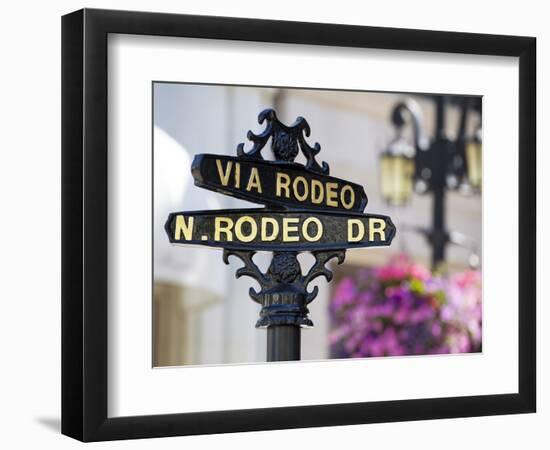 Rodeo Drive, Beverly Hills, Los Angeles, California, United States of America, North America-Gavin Hellier-Framed Photographic Print