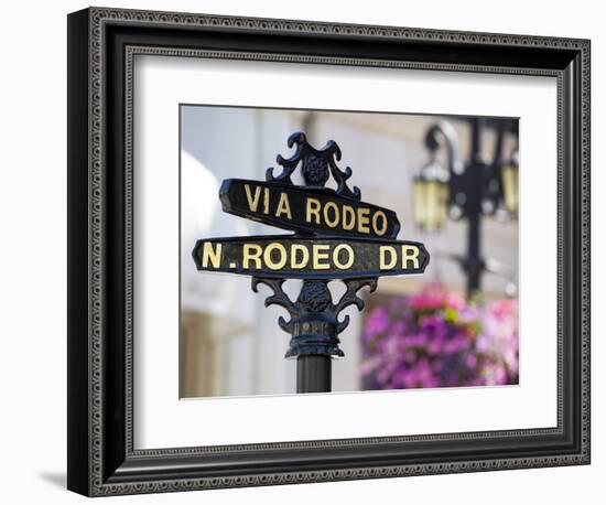 Rodeo Drive, Beverly Hills, Los Angeles, California, United States of America, North America-Gavin Hellier-Framed Photographic Print