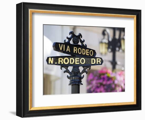 Rodeo Drive, Beverly Hills, Los Angeles, California, United States of America, North America-Gavin Hellier-Framed Photographic Print