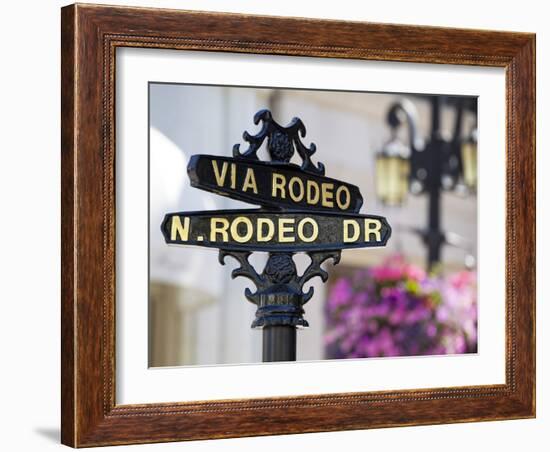 Rodeo Drive, Beverly Hills, Los Angeles, California, United States of America, North America-Gavin Hellier-Framed Photographic Print