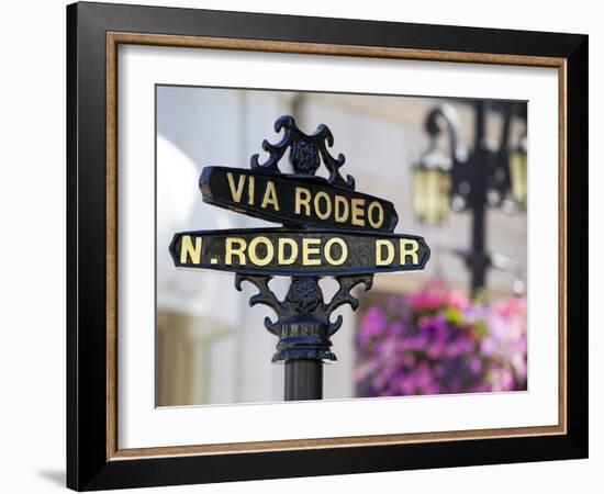 Rodeo Drive, Beverly Hills, Los Angeles, California, United States of America, North America-Gavin Hellier-Framed Photographic Print