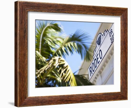 Rodeo Drive, Beverly Hills, Los Angeles, California, United States of America, North America-Gavin Hellier-Framed Photographic Print