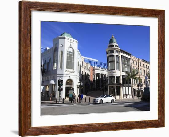 Rodeo Drive, Beverly Hills, Los Angeles, California, Usa-Wendy Connett-Framed Photographic Print