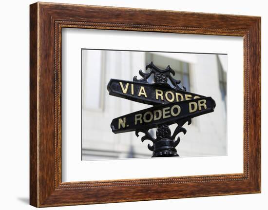 Rodeo Drive, Beverly Hills, Los Angeles, California-Wendy Connett-Framed Photographic Print