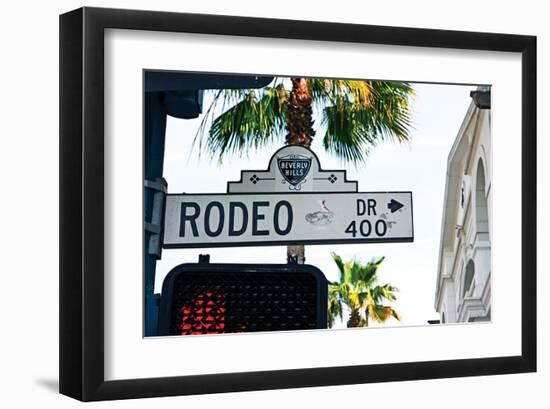 Rodeo Drive Hollywood-null-Framed Art Print