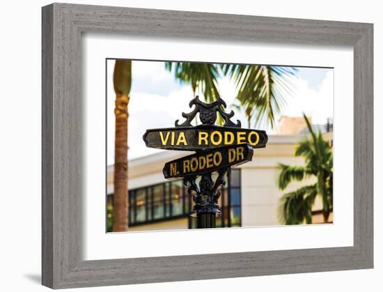 Rodeo Drive-null-Framed Art Print