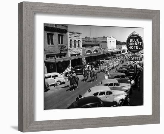 Rodeo Parade-Alfred Eisenstaedt-Framed Photographic Print