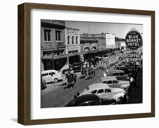 Rodeo Parade-Alfred Eisenstaedt-Framed Photographic Print