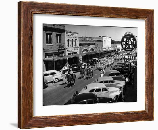 Rodeo Parade-Alfred Eisenstaedt-Framed Photographic Print